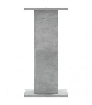 vidaXL Plant Stands 2 pcs Concrete Grey 30x30x60 cm Engineered Wood