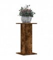 vidaXL Plant Stands 2 pcs Smoked Oak 30x30x60 cm Engineered Wood
