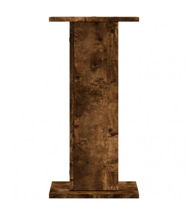 vidaXL Plant Stands 2 pcs Smoked Oak 30x30x60 cm Engineered Wood