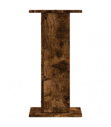 vidaXL Plant Stands 2 pcs Smoked Oak 30x30x60 cm Engineered Wood