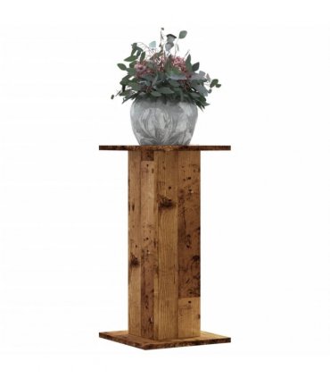 vidaXL Plant Stands 2 pcs Old Wood 30x30x60 cm Engineered Wood