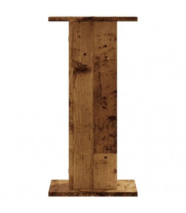 vidaXL Plant Stands 2 pcs Old Wood 30x30x60 cm Engineered Wood
