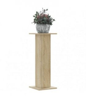 vidaXL Plant Stands 2 pcs Sonoma Oak 30x30x80 cm Engineered Wood