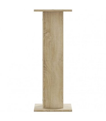 vidaXL Plant Stands 2 pcs Sonoma Oak 30x30x80 cm Engineered Wood