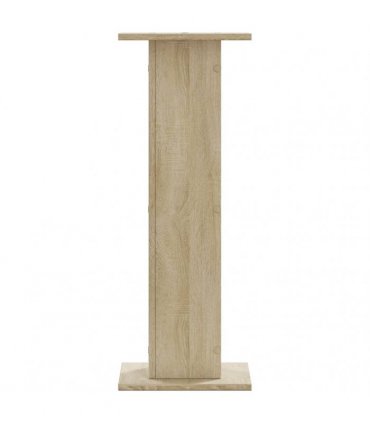 vidaXL Plant Stands 2 pcs Sonoma Oak 30x30x80 cm Engineered Wood