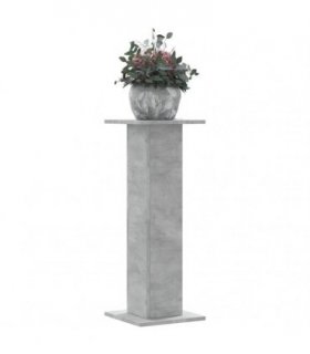 vidaXL Plant Stands 2 pcs Concrete Grey 30x30x80 cm Engineered Wood
