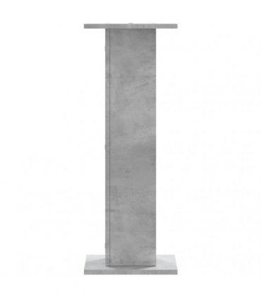 vidaXL Plant Stands 2 pcs Concrete Grey 30x30x80 cm Engineered Wood