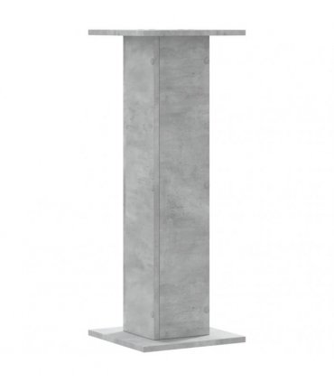 vidaXL Plant Stands 2 pcs Concrete Grey 30x30x80 cm Engineered Wood