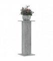 vidaXL Plant Stands 2 pcs Grey Sonoma 30x30x80 cm Engineered Wood