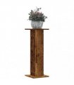 vidaXL Plant Stands 2 pcs Old Wood 30x30x80 cm Engineered Wood