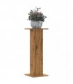 vidaXL Plant Stands 2 pcs Artisian Oak 30x30x80 cm Engineered Wood