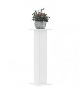 vidaXL Plant Stands 2 pcs White 30x30x95 cm Engineered Wood