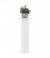 vidaXL Plant Stands 2 pcs White 30x30x95 cm Engineered Wood