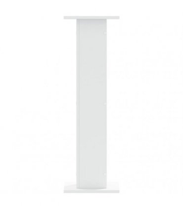 vidaXL Plant Stands 2 pcs White 30x30x95 cm Engineered Wood