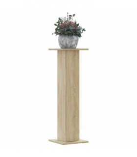 vidaXL Plant Stands 2 pcs Sonoma Oak 30x30x95 cm Engineered Wood