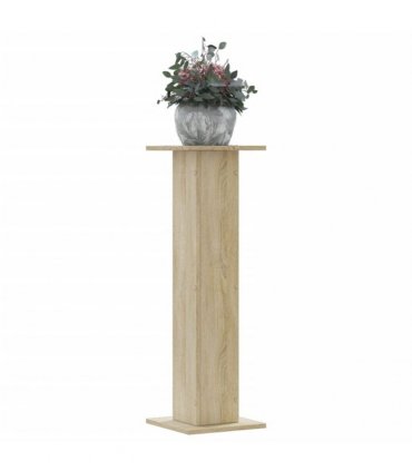 vidaXL Plant Stands 2 pcs Sonoma Oak 30x30x95 cm Engineered Wood