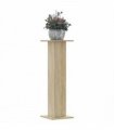 vidaXL Plant Stands 2 pcs Sonoma Oak 30x30x95 cm Engineered Wood
