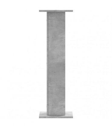 vidaXL Plant Stands 2 pcs Concrete Grey 30x30x95 cm Engineered Wood
