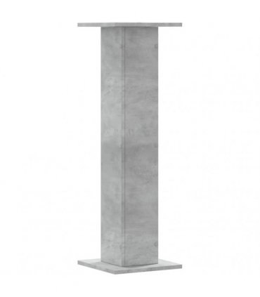 vidaXL Plant Stands 2 pcs Concrete Grey 30x30x95 cm Engineered Wood