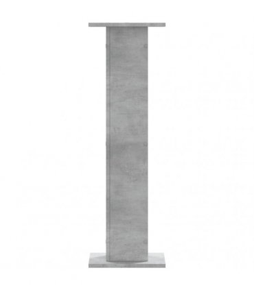 vidaXL Plant Stands 2 pcs Concrete Grey 30x30x95 cm Engineered Wood