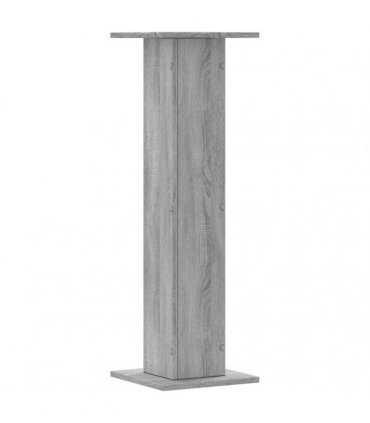 vidaXL Plant Stands 2 pcs Grey Sonoma 30x30x95 cm Engineered Wood