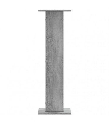 vidaXL Plant Stands 2 pcs Grey Sonoma 30x30x95 cm Engineered Wood