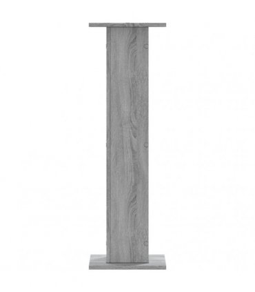 vidaXL Plant Stands 2 pcs Grey Sonoma 30x30x95 cm Engineered Wood