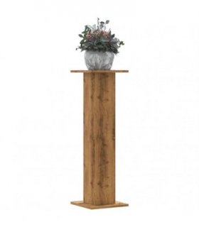 vidaXL Plant Stands 2 pcs Artisian Oak 30x30x95 cm Engineered Wood