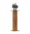 vidaXL Plant Stands 2 pcs Artisian Oak 30x30x95 cm Engineered Wood
