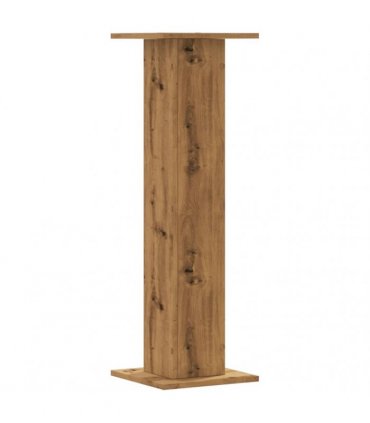 vidaXL Plant Stands 2 pcs Artisian Oak 30x30x95 cm Engineered Wood