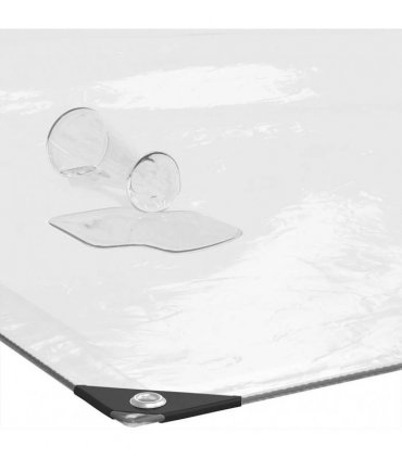 vidaXL Plant Cover with Eyelets 1x5 m Polyethylene