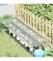 vidaXL Plant Cover with Eyelets 1x3 m PVC