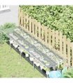 vidaXL Plant Cover with Eyelets 1x4 m PVC