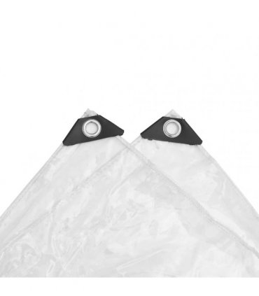 vidaXL Plant Cover with Eyelets 1x6 m PVC
