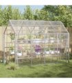 vidaXL Plant Cover with Eyelets 3x5 m PVC
