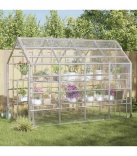 vidaXL Plant Cover with Eyelets 3x6 m PVC