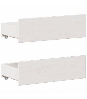 vidaXL Bed Frame without Mattress with Headboard White 180x200 cm