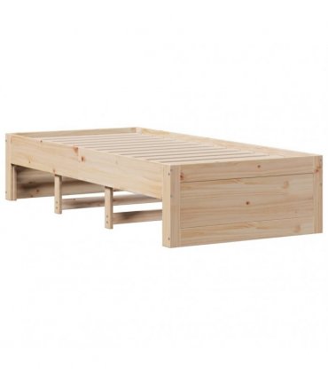 vidaXL Bed Frame without Mattress with Drawers 75x190 cm