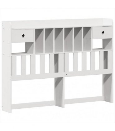 vidaXL Bed Frame without Mattress White 150x200 cm Solid Wood Pine