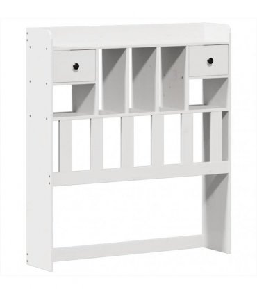 vidaXL Bed Frame without Mattress White 90x200 cm Solid Wood Pine