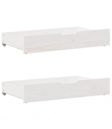vidaXL Bed frame without Mattress White 200x200 cm Solid Wood Pine