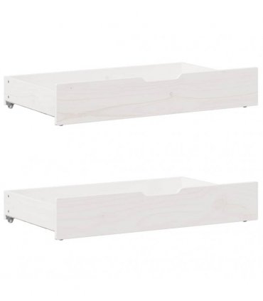 vidaXL Bed frame without Mattress White 140x190 cm Solid Wood Pine