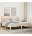 vidaXL Extra Long Bed Frame without Mattress 200x210 cm Solid Wood