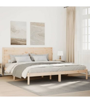 vidaXL Extra Long Bed Frame without Mattress 200x210 cm Solid Wood