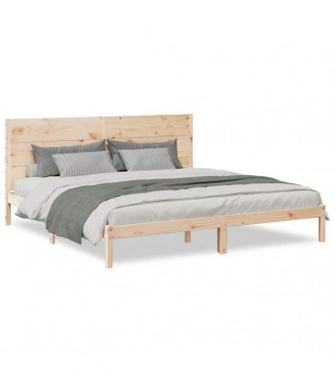 vidaXL Extra Long Bed Frame without Mattress 200x210 cm Solid Wood