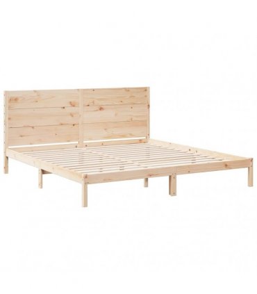vidaXL Extra Long Bed Frame without Mattress 200x210 cm Solid Wood
