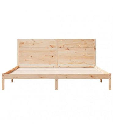 vidaXL Extra Long Bed Frame without Mattress 200x210 cm Solid Wood