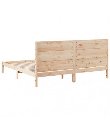 vidaXL Extra Long Bed Frame without Mattress 200x210 cm Solid Wood