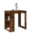 vidaXL Bar Table Smoked Oak102x70x103,5 cm Engineered Wood
