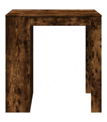 vidaXL Bar Table Smoked Oak102x70x103,5 cm Engineered Wood